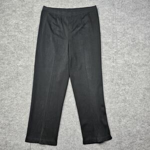 Ming Wang Pants Womens Large Black Pull On Straight Leg Classic Career Timeless